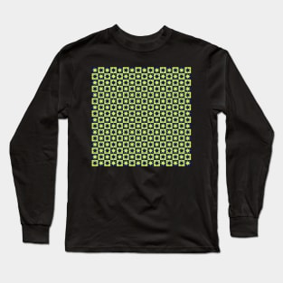 retro mid century abstract geometrical pattern Long Sleeve T-Shirt